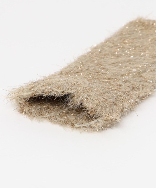 CONTROL FREAK / CTFK（コントロールフリーク）の「CONTROL FREAK　ラメフェザーグローブ（手袋・レディース・ベージュ/グレー/ブラック・ONE）」の12枚目の写真