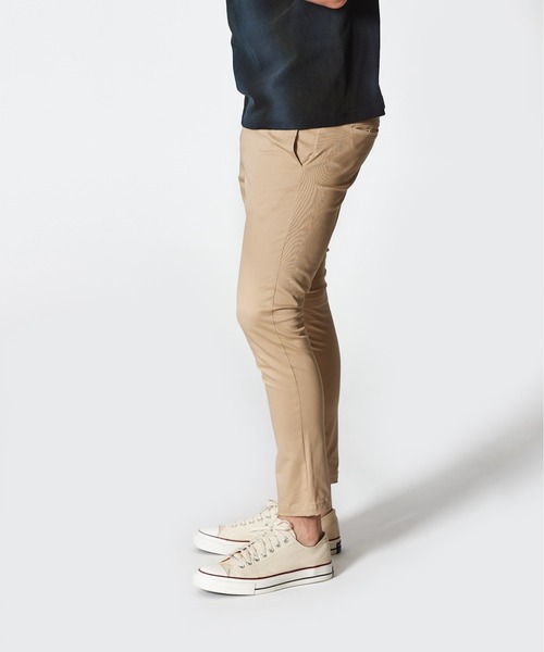 ACANTHUS(アカンサス)の「ACANTHUS:Easy Tight Pants(スラックス・メンズ・ベージュ/ブラック/チャコールグレー・S/M/L/XL)」の14枚目の写真