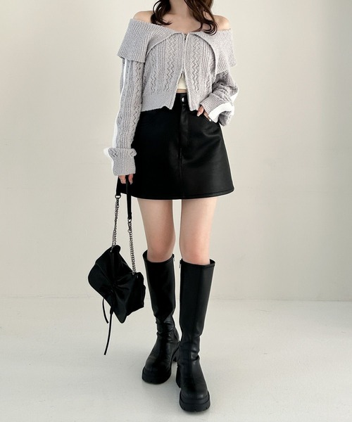 スポーン 3set セール】WZIPラインニット 207644（ニット/セーター）｜Heather