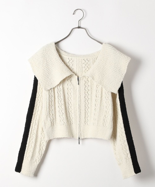 セール】WZIPラインニット 207644（ニット/セーター）｜Heather