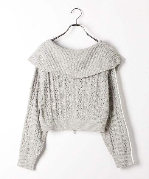 セール】WZIPラインニット 207644（ニット/セーター）｜Heather