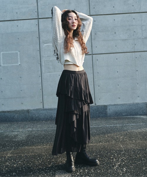 セール】WZIPラインニット 207644（ニット/セーター）｜Heather