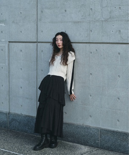 セール】WZIPラインニット 207644（ニット/セーター）｜Heather