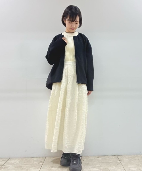 MAYSON GREY / メイソングレイ 配色ラメハイネックニットプルオーバー≪手洗い可能≫ MAYSON GREY ニット セーター 配色ラメハイネックニットプル
