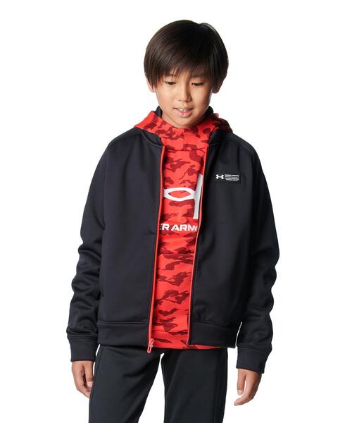 【セール】UAウインターニット 3レイヤー フルジップ ジャケット（トレーニング/キッズ）（その他アウター）｜UNDER ARMOUR（アンダーアーマー）
