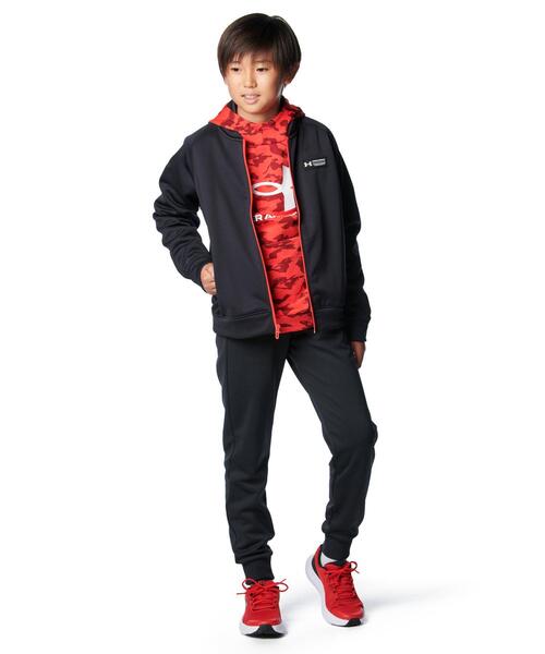 【セール】UAウインターニット 3レイヤー フルジップ ジャケット（トレーニング/キッズ）（その他アウター）｜UNDER ARMOUR（アンダーアーマー）