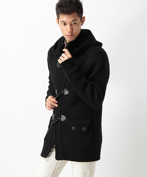 ikka（イッカ）の「ニットダッフルアウター（ダッフルコート）」 - WEAR