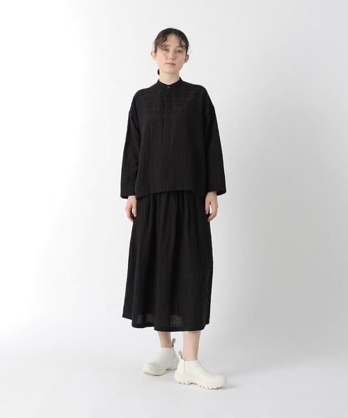 Plantation（プランテーション）の「ラティスJQ / スカート / (O)（スカート・レディース・ライトグレー/ライトブルー/ブラック・M size）」の12枚目の写真