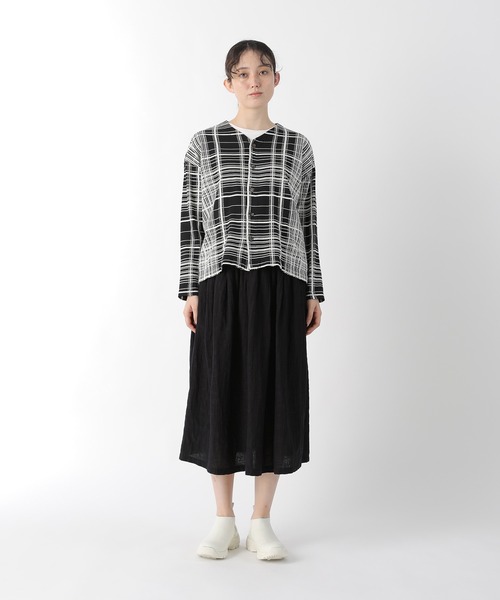 Plantation（プランテーション）の「ラティスJQ / スカート / (O)（スカート・レディース・ライトグレー/ライトブルー/ブラック・M size）」の6枚目の写真