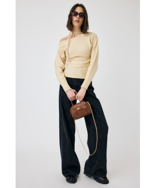 ONE SHOULDER セーター（ニット/セーター）｜MOUSSY（マウジー