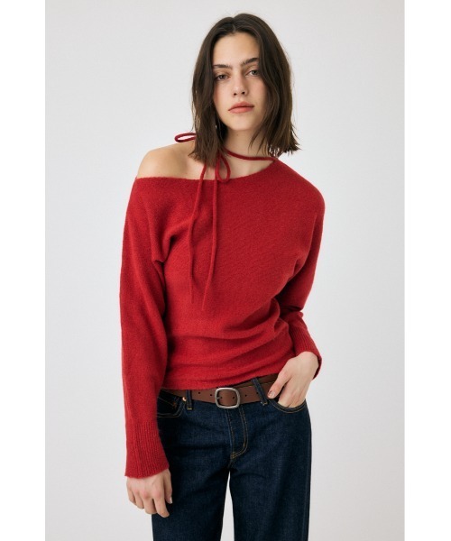 ONE SHOULDER セーター（ニット/セーター）｜MOUSSY（マウジー