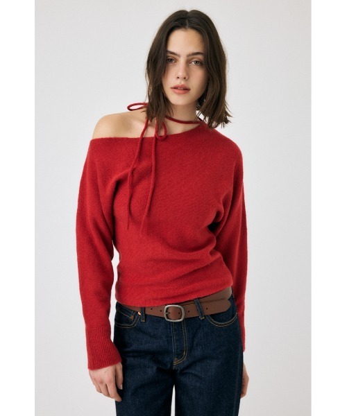 即購入⭕️ マウジー moussy ONE SHOULDER ワンショル セーター ONE SHOULDER セーター(ニット/セーター)|MOUSSY(マウジー