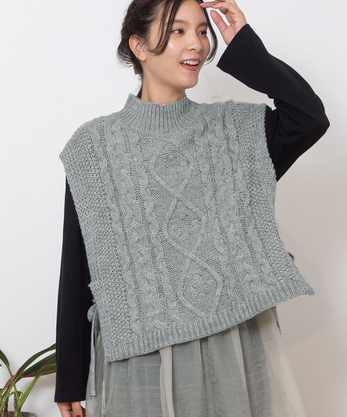 セール】アランニットベスト（ベスト）｜POU DOU DOU