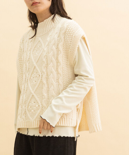 ALOUND グレー ベスト tradhousefukiya_wse0515esyy