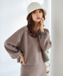 mysty woman | 袖ボリュームニット　252078(ニット/セーター)