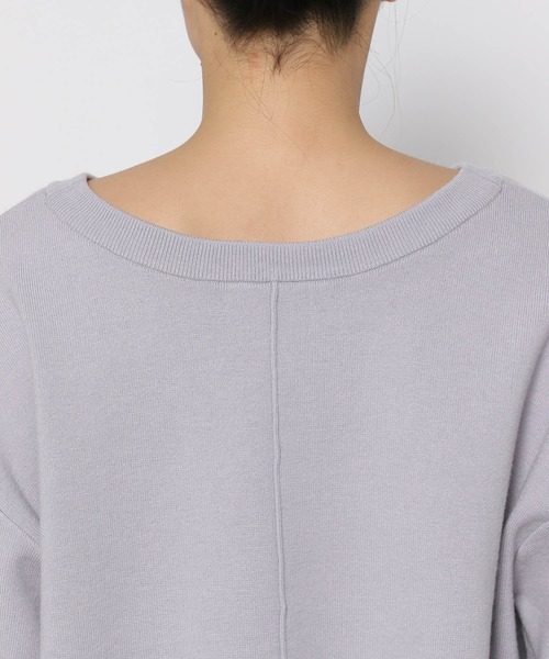 mysty woman（ミスティウーマン）の「袖ボリュームニット　252078（ニット/セーター・レディース・グレイッシュベージュ/ブラック/ライトグレー・FREE）」の11枚目の写真