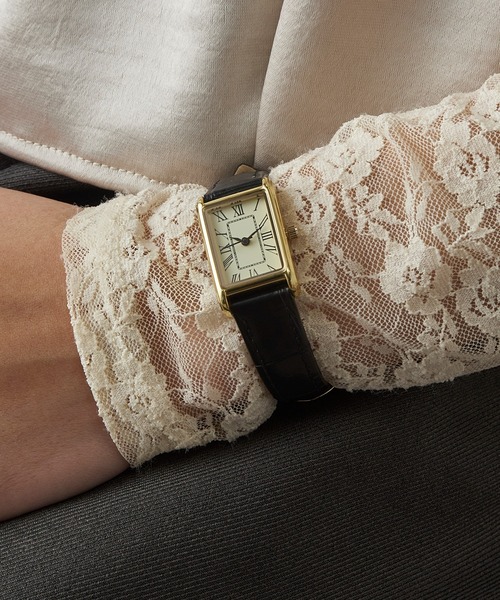 SETUP7（セットアップセブン）の「【SETUP7】新色追加！クロコ型押し ヴィンテージアナログウォッチ エレガント ギフト プレゼント FW（アナログ腕時計・レディース・ダークブラウン/ブラック/ブラック系その他2/ダークブラウン系・FREE）」の16枚目の写真