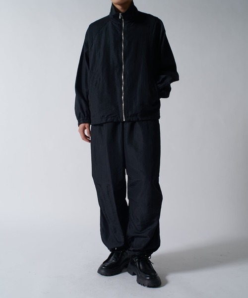 Lui's（ルイス）の「リサイクルグログラントラックジャケット（ブルゾン・メンズ・ブラック/ライトグレー・FREE）」の8枚目の写真