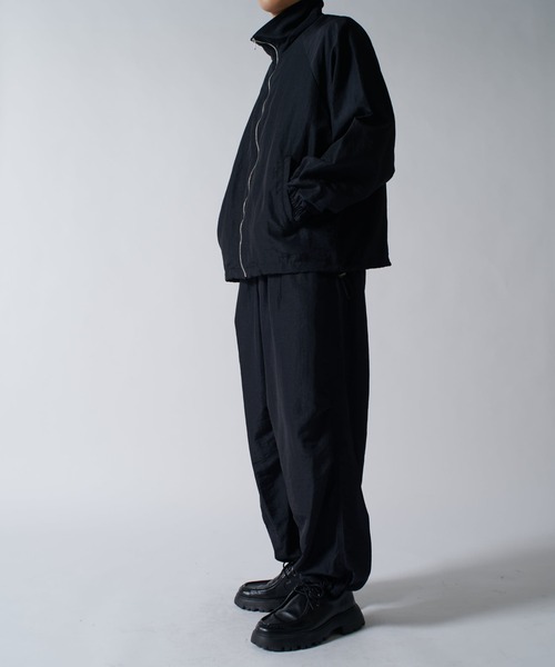 Lui's（ルイス）の「リサイクルグログラントラックジャケット（ブルゾン・メンズ・ブラック/ライトグレー・FREE）」の9枚目の写真