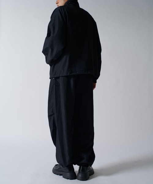 Lui's（ルイス）の「リサイクルグログラントラックジャケット（ブルゾン・メンズ・ブラック/ライトグレー・FREE）」の10枚目の写真