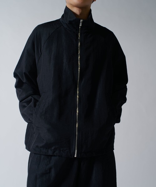 Lui's（ルイス）の「リサイクルグログラントラックジャケット（ブルゾン・メンズ・ブラック/ライトグレー・FREE）」の3枚目の写真