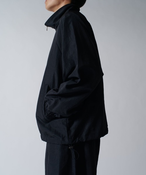 Lui's（ルイス）の「リサイクルグログラントラックジャケット（ブルゾン・メンズ・ブラック/ライトグレー・FREE）」の5枚目の写真