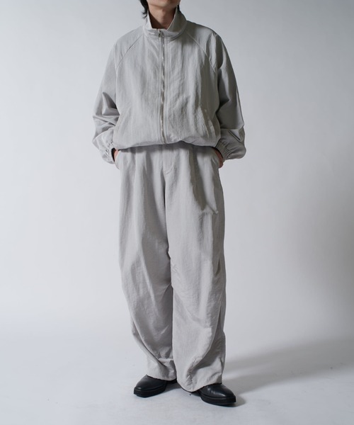 Lui's（ルイス）の「リサイクルグログラントラックジャケット（ブルゾン・メンズ・ブラック/ライトグレー・FREE）」の15枚目の写真