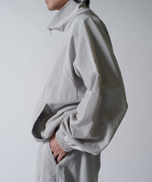 Lui's（ルイス）の「リサイクルグログラントラックジャケット（ブルゾン・メンズ・ブラック/ライトグレー・FREE）」の12枚目の写真