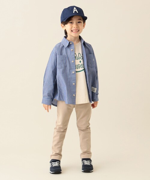 BEAMS mini(ビームスミニ)の「まいにち GOGO パンツ(70〜120cm)(その他パンツ・キッズ・ベージュ/オレンジ/ピンク/オリーブ/チャコールグレー/ブルー/グリーン系その他5/パープル系その他4/インディゴブルー/クリーム・70/80/100/110/120/90t)」の15枚目の写真