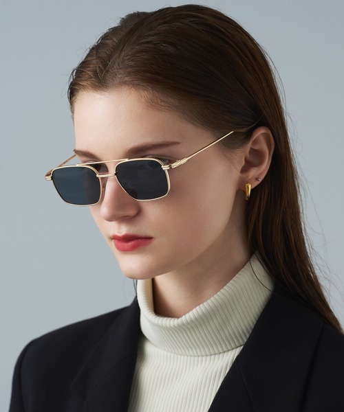 NUEF （ヌエフ）の「ユニセックス対応/NUEF/soixante-dix70/メガネ（メガネ・レディース・ゴールド/ゴールド系その他/シルバー・FREE）」の3枚目の写真