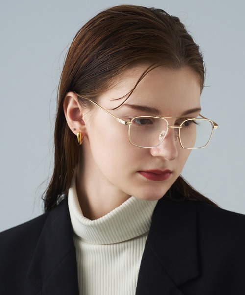 NUEF （ヌエフ）の「ユニセックス対応/NUEF/soixante-dix70/メガネ（メガネ・レディース・ゴールド/ゴールド系その他/シルバー・FREE）」の5枚目の写真