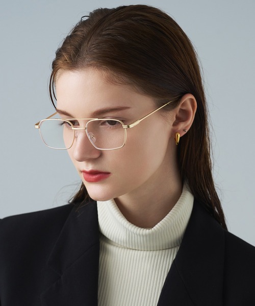 NUEF （ヌエフ）の「ユニセックス対応/NUEF/soixante-dix70/メガネ（メガネ・レディース・ゴールド/ゴールド系その他/シルバー・FREE）」の8枚目の写真