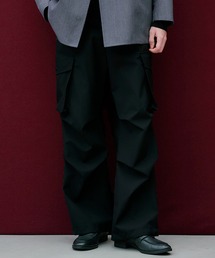 UNITED TOKYO | 【セットアップ着用可能】TECH WOOL 3レイヤー カーゴパンツ｜ウォッシャブル / 防シワ / 保温 / 防水 / 防風 / 透湿(カーゴパンツ)