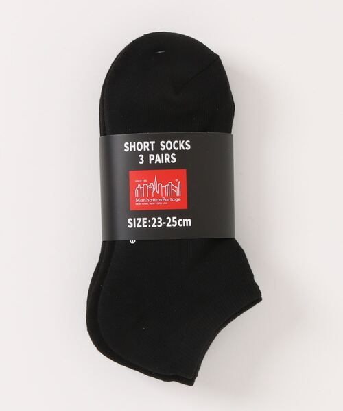 Manhattan Portage（マンハッタンポーテージ）の「Short Socks 3P Set（ソックス/靴下・メンズ・ホワイト/ブラック/ピンク系その他/ブルー系その他・SMALL/MEDIUM）」の21枚目の写真