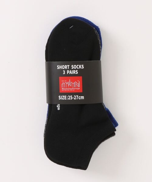 Manhattan Portage（マンハッタンポーテージ）の「Short Socks 3P Set（ソックス/靴下・メンズ・ホワイト/ブラック/ピンク系その他/ブルー系その他・SMALL/MEDIUM）」の20枚目の写真