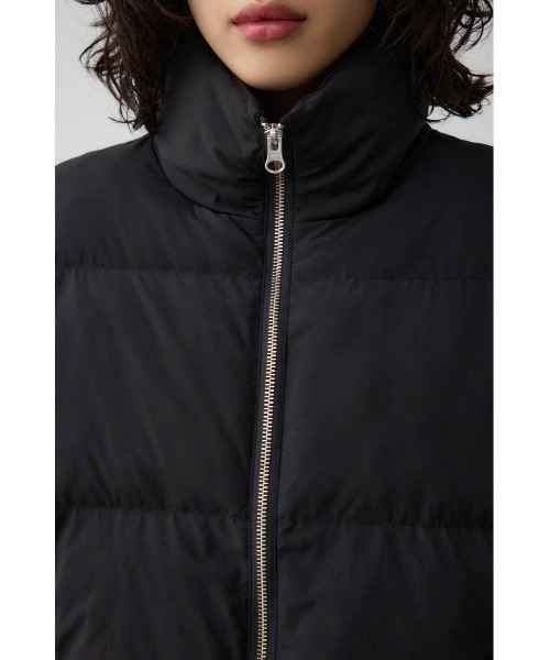 AZUL by moussy(アズールバイマウジー)の「2WAY中綿スタンドコート(ダウンジャケット/コート・レディース・アイボリー/ブラック・FREE)」の12枚目の写真