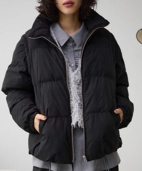 セール】2WAY中綿スタンドコート（ダウンジャケット/コート）｜AZUL BY