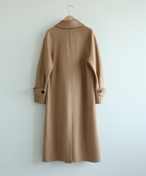 DECADE CLASSIC（ディケイド クラシック）の「【DECADE】カシミヤ　ステンカラーオーバーコート（ステンカラーコート・レディース・ダークグレー/キャメル/チョコ・LARGE/MEDIUM）」の12枚目の写真