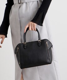 grove | 【人間工学】タテZipメタルベルトサブ付き2WAYトート(ショルダーバッグ)