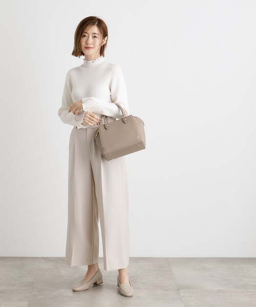 grove（グローブ）の「【人間工学】タテZipメタルベルトサブ付き2WAYトート【入卒対応可】（ショルダーバッグ・レディース・グレー/ブラック/ブラウン系その他・00）」の11枚目の写真