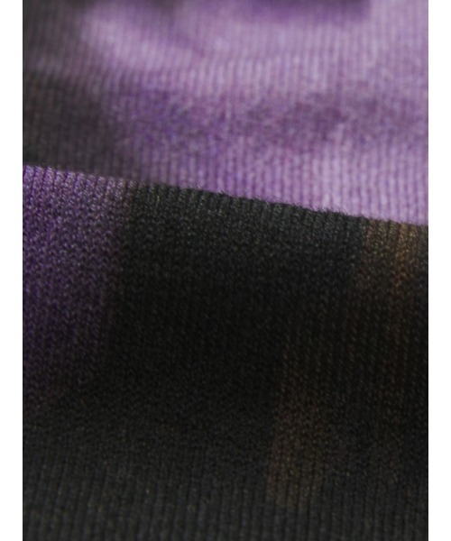 JNBY(ジェーエヌビーワイ)の「Abstract Floral Stretch Cotton-blend Socks / ソックス(ソックス/靴下・レディース・パープル/ブラック・ONE SIZE)」の5枚目の写真