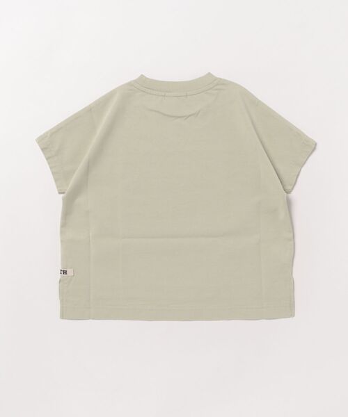 FITH（フィス）の「Smooth Cotton Jersey BLUE SKIES Tee（Tシャツ/カットソー・キッズ・グリーン/ホワイト・120/110）」の3枚目の写真