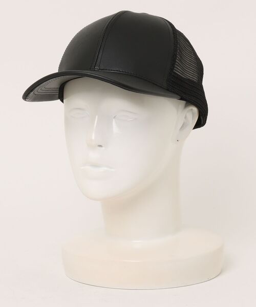 【セール】【63】【Winner Caps】LEATHER TRUCKER MESH CAP（キャップ）｜ARCHIVER（アーカイバ）