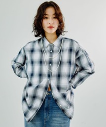 LEPSIM | オンブレチェックシャツ　242886(シャツ/ブラウス)