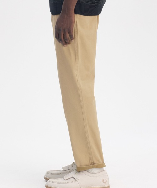 FRED PERRY（フレッドペリー）の「Slim Fit Trousers／スリムフィットトラウザー（チノパンツ・メンズ・ネイビー/ベージュ系その他/ダークグリーン/ダークブルー・30/28/32）」の9枚目の写真