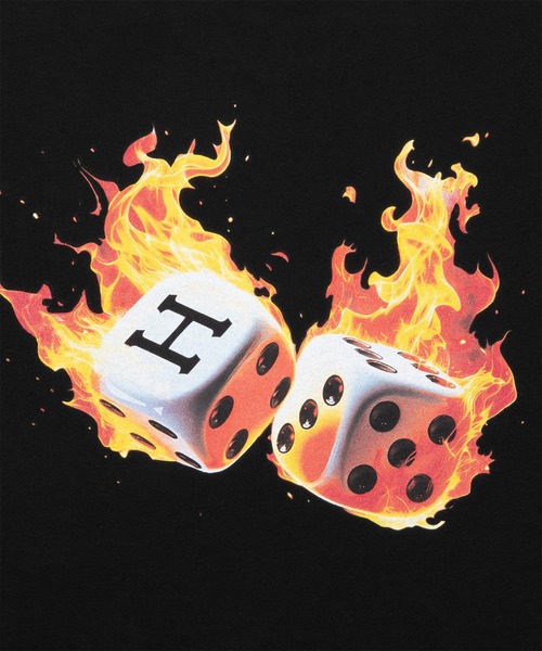 HUF（ハフ）の「ROLLIN HOT TEE（Tシャツ/カットソー・メンズ・ブラック/ホワイト・XX-LARGE/X-LARGE/LARGE/MEDIUM/SMALL）」の17枚目の写真