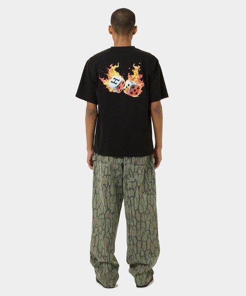 HUF（ハフ）の「ROLLIN HOT TEE（Tシャツ/カットソー・メンズ・ブラック/ホワイト・XX-LARGE/X-LARGE/LARGE/MEDIUM/SMALL）」の9枚目の写真