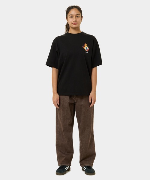 HUF（ハフ）の「ROLLIN HOT TEE（Tシャツ/カットソー・メンズ・ブラック/ホワイト・XX-LARGE/X-LARGE/LARGE/MEDIUM/SMALL）」の10枚目の写真