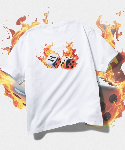 HUF（ハフ）の「ROLLIN HOT TEE（Tシャツ/カットソー・メンズ・ブラック/ホワイト・XX-LARGE/X-LARGE/LARGE/MEDIUM/SMALL）」の18枚目の写真