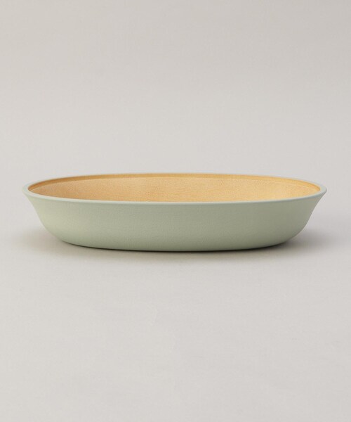 212 KITCHEN STORE(トゥワントゥキッチンストア)の「earth color 抗菌すくえる 小判ボウル GR(食器・レディース・その他・00)」の3枚目の写真